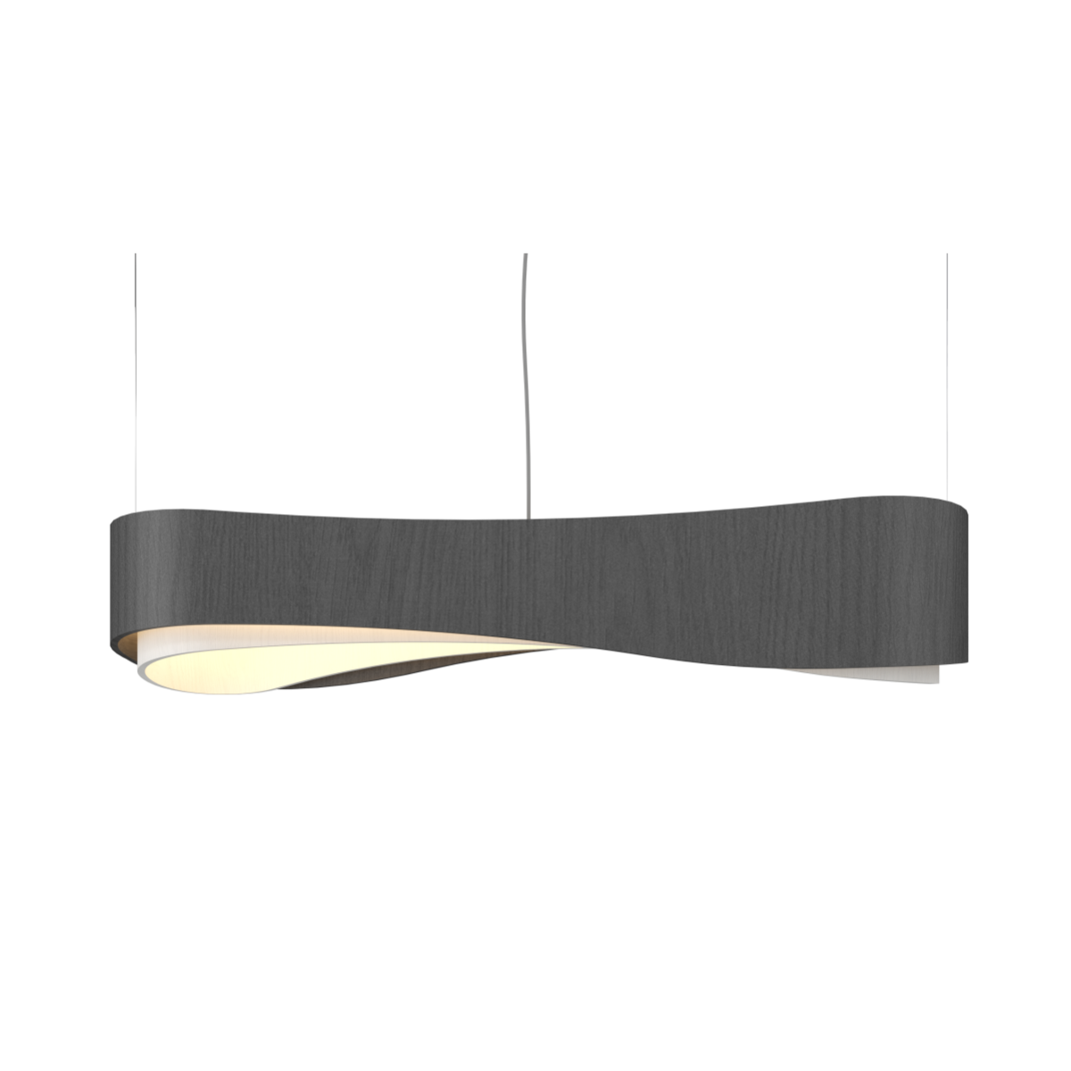 Accord Lighting 1653LED.50 Meandro Accord Pendant in Organic Grey