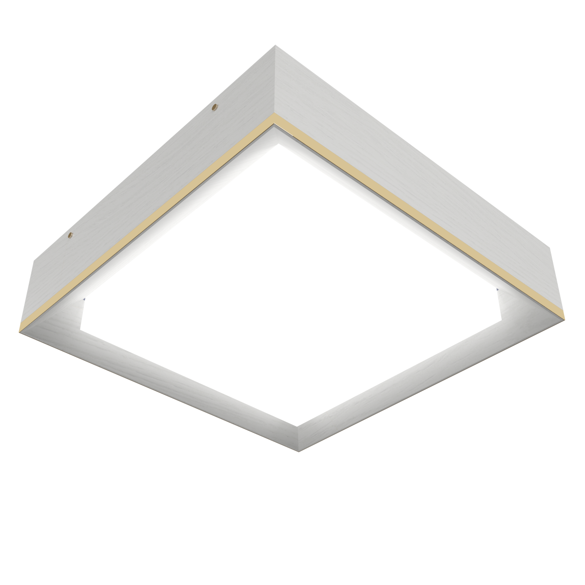 Accord Lighting 5132LED.47 Squadro Accord Ceiling in Organic White