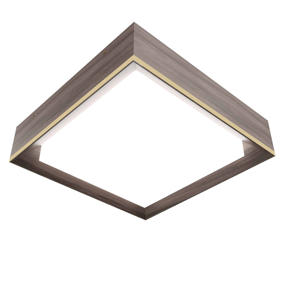 Accord Lighting 5132LED.18 Squadro Accord Ceiling in American Walnut