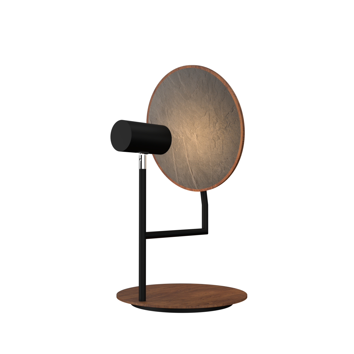 Accord Lighting 7106.06 Dot Accord Table Lamp in Imbuia