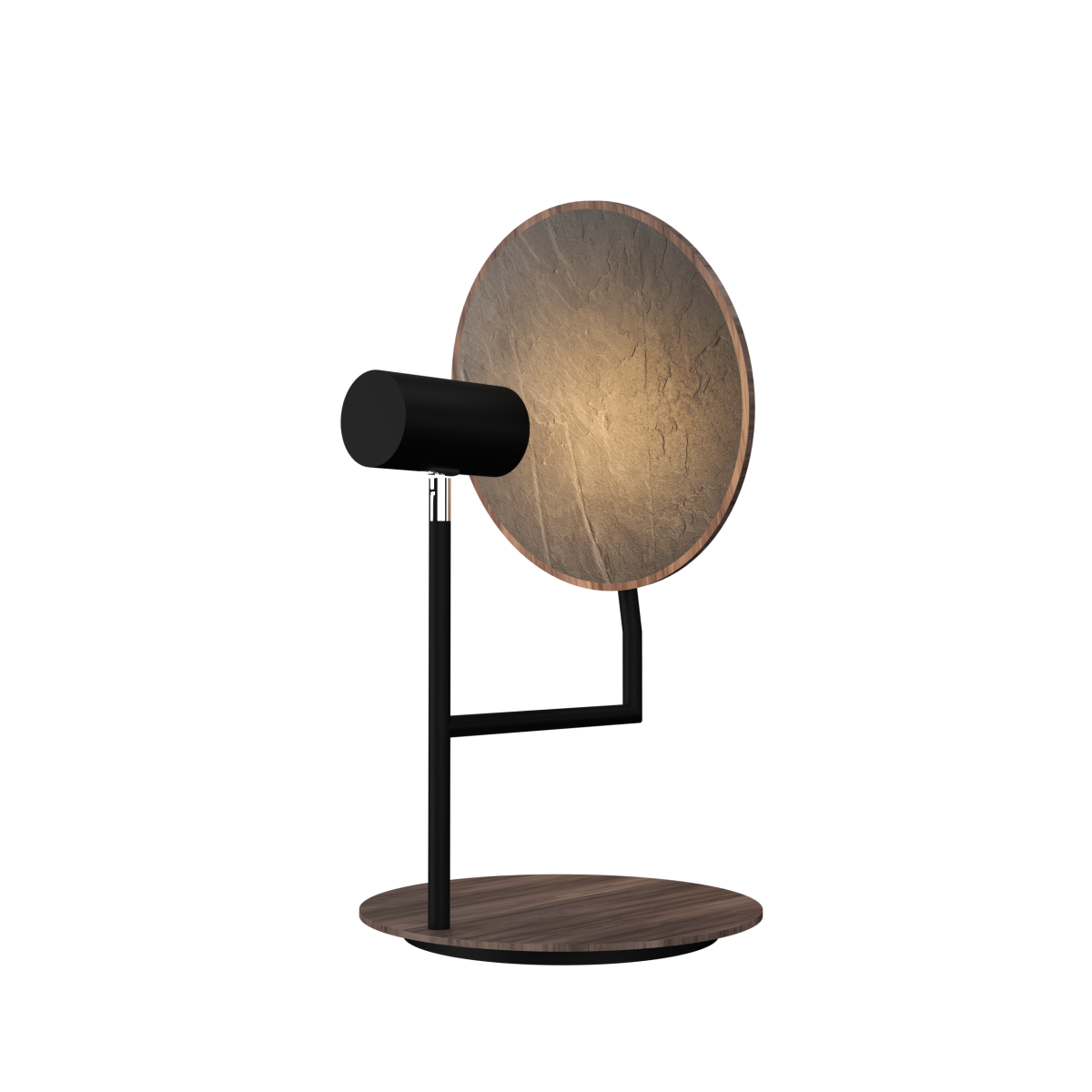 Accord Lighting 7106.18 Dot Accord Table Lamp in American Walnut