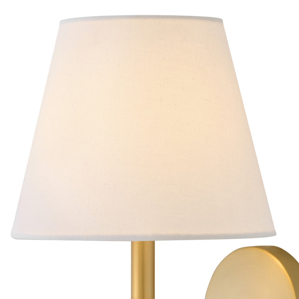 Applique murale Hinkley Lighting 47720LCB Bruna Travertine en laiton laqué
