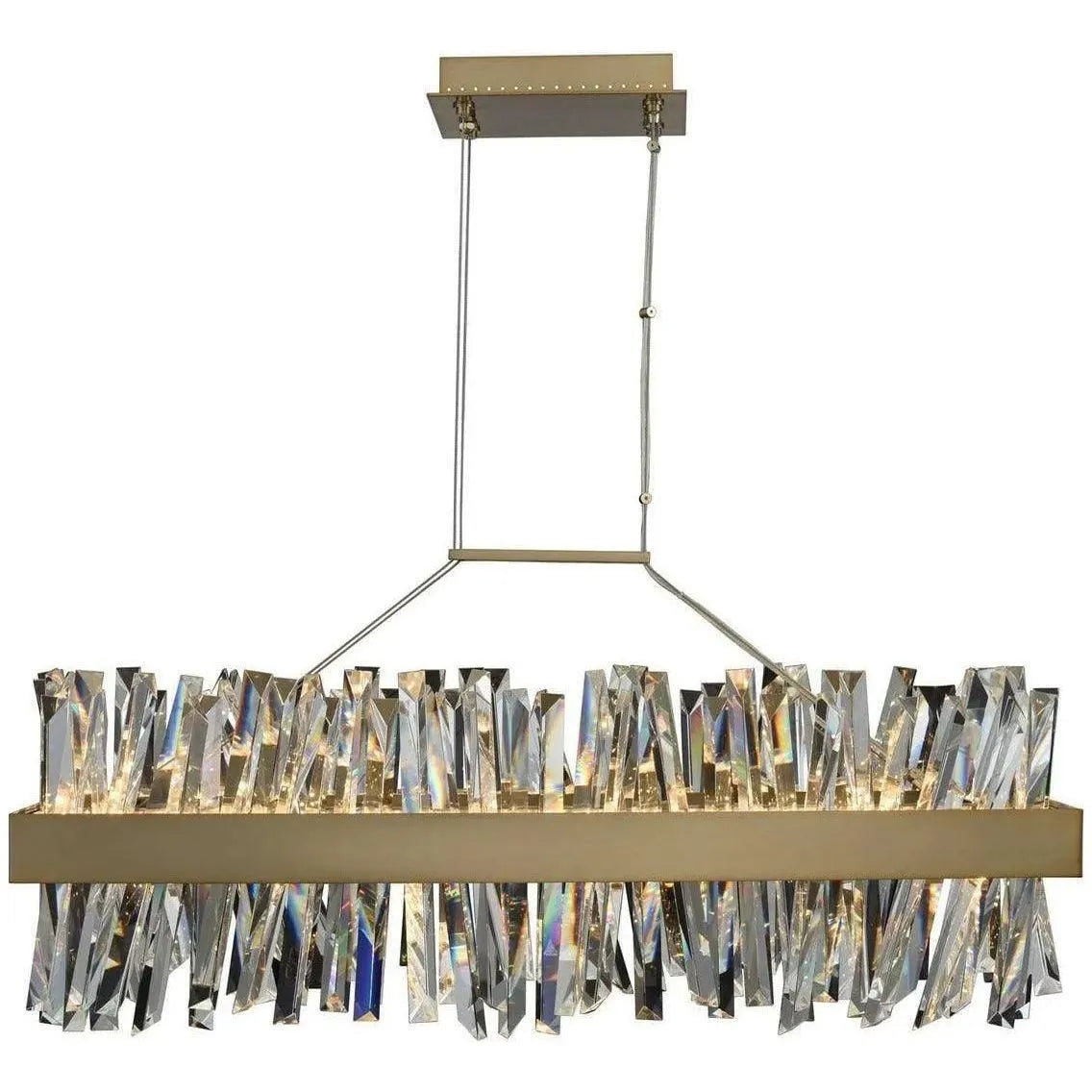 Allegri - Glacier LED Linear Suspension - 030252-038 | Montreal Lighting & Hardware