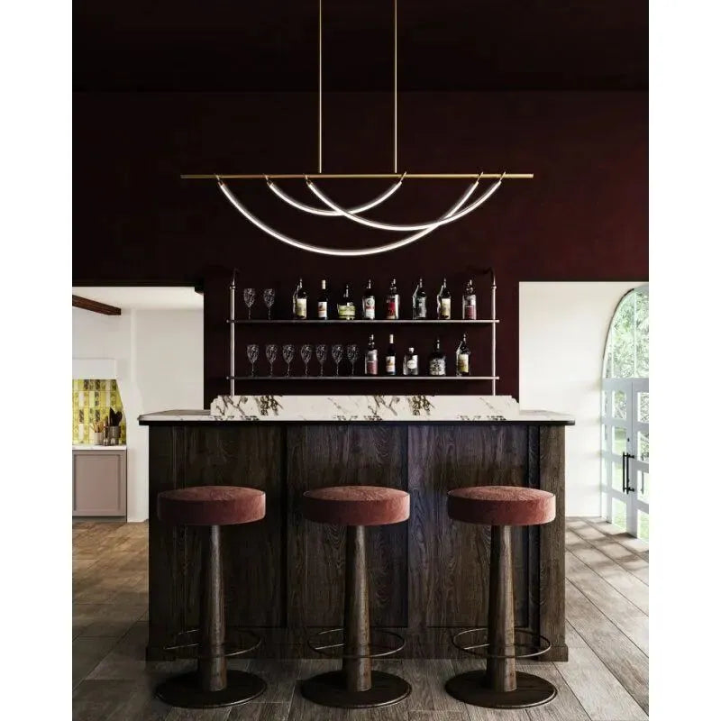 Alora Lighting - Aryas LED Linear Suspension - LP317448VB | Montreal Lighting & Hardware