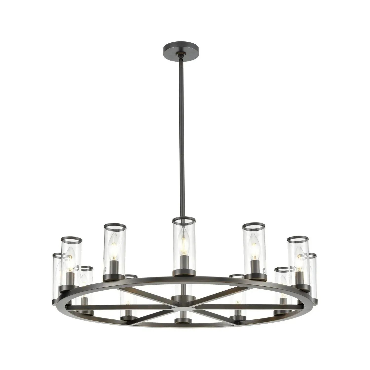 Alora Lighting - Revolve Chandelier - CH309012UBCG | Montreal Lighting & Hardware
