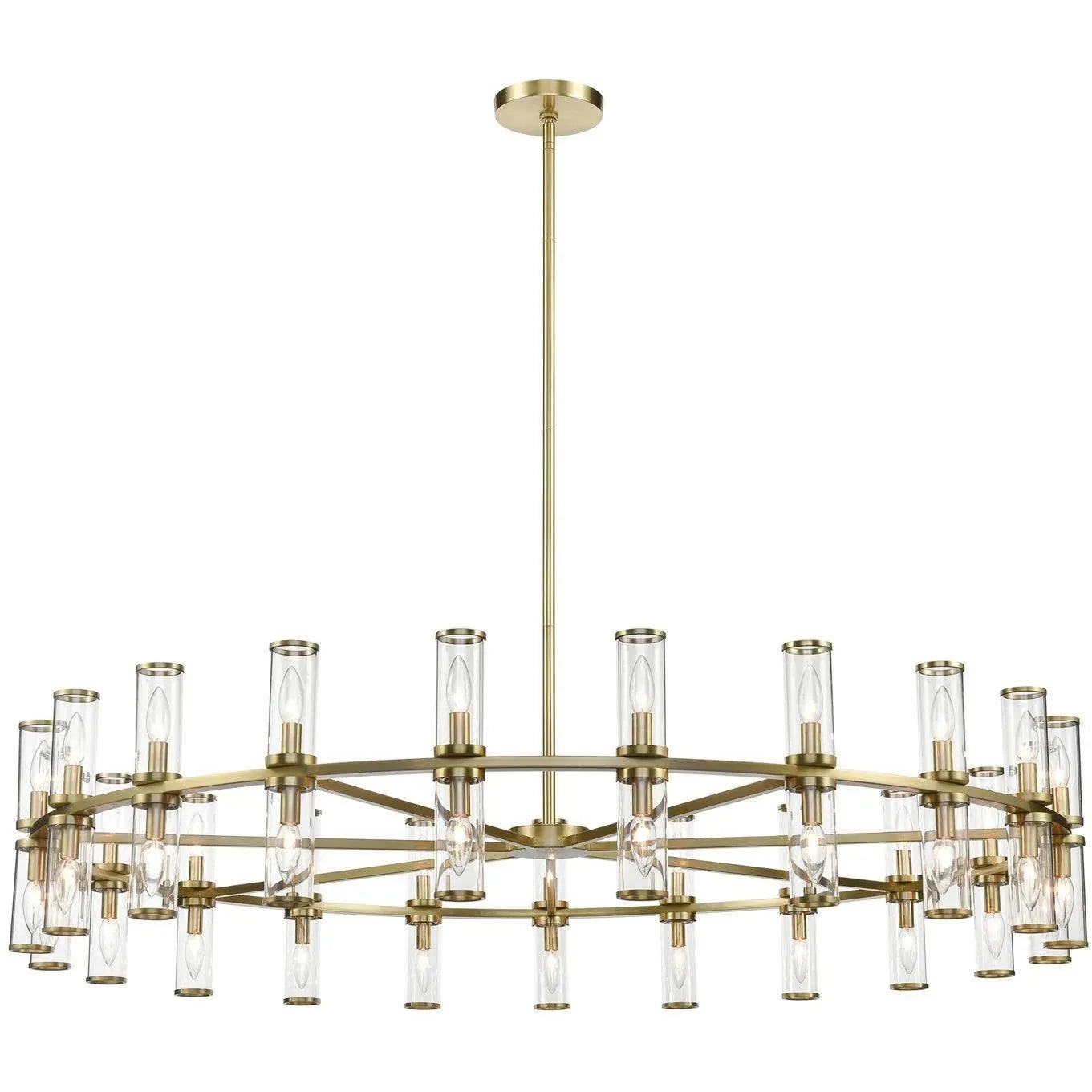 Alora Lighting - Revolve Chandelier - CH309042NBCG | Montreal Lighting & Hardware