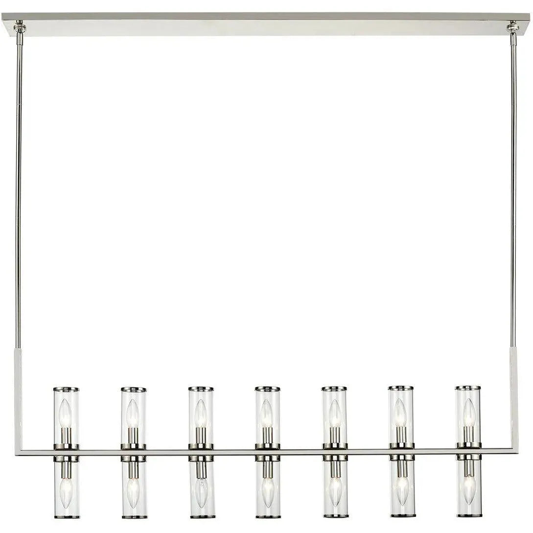 Alora Lighting - Revolve Linear Pendant - LP309077PNCG | Montreal Lighting & Hardware