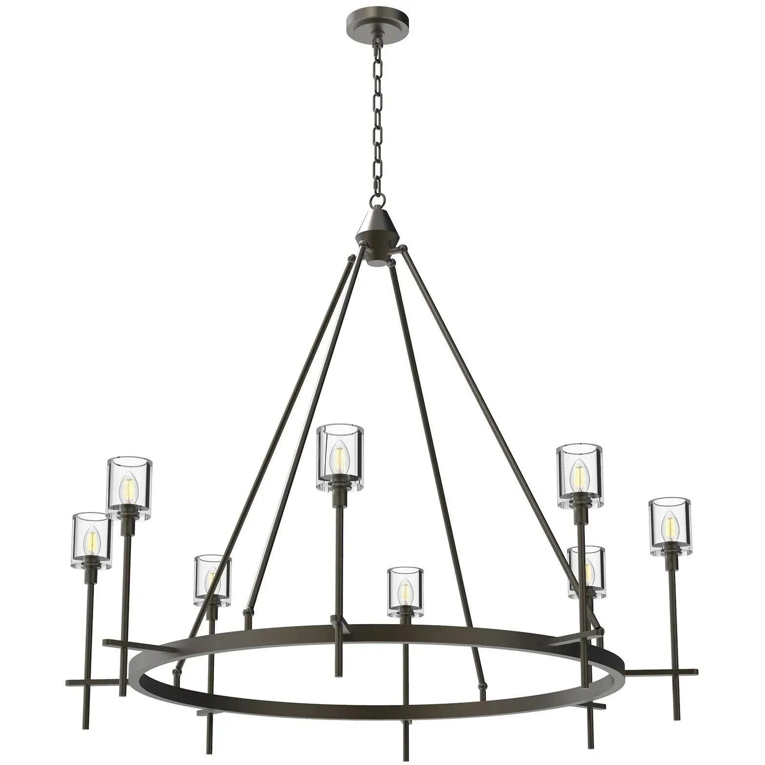 Alora Lighting - Salita Chandelier - CH314308PNCC | Montreal Lighting & Hardware