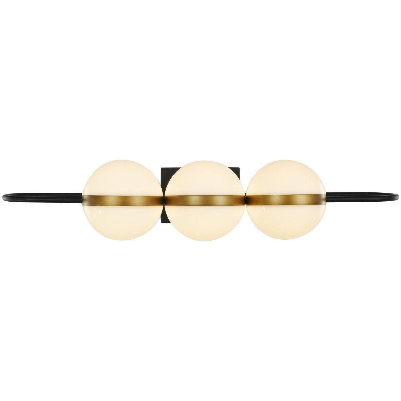 Alora Lighting - Tagliato LED Vanity - WV302003MBSG | Montreal Lighting & Hardware