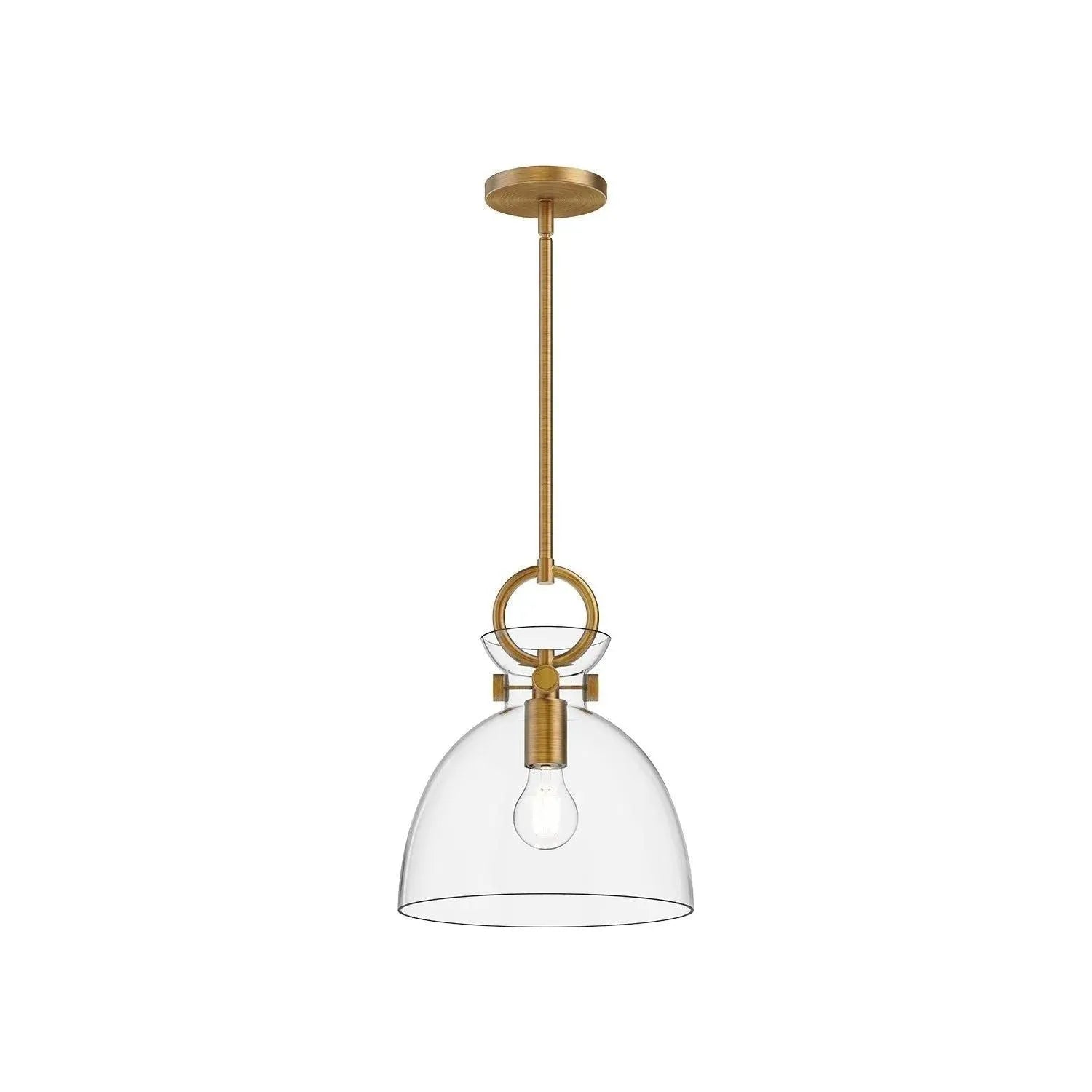 Alora Lighting - Waldo Mini-Pendant - PD411811AGCL | Montreal Lighting & Hardware