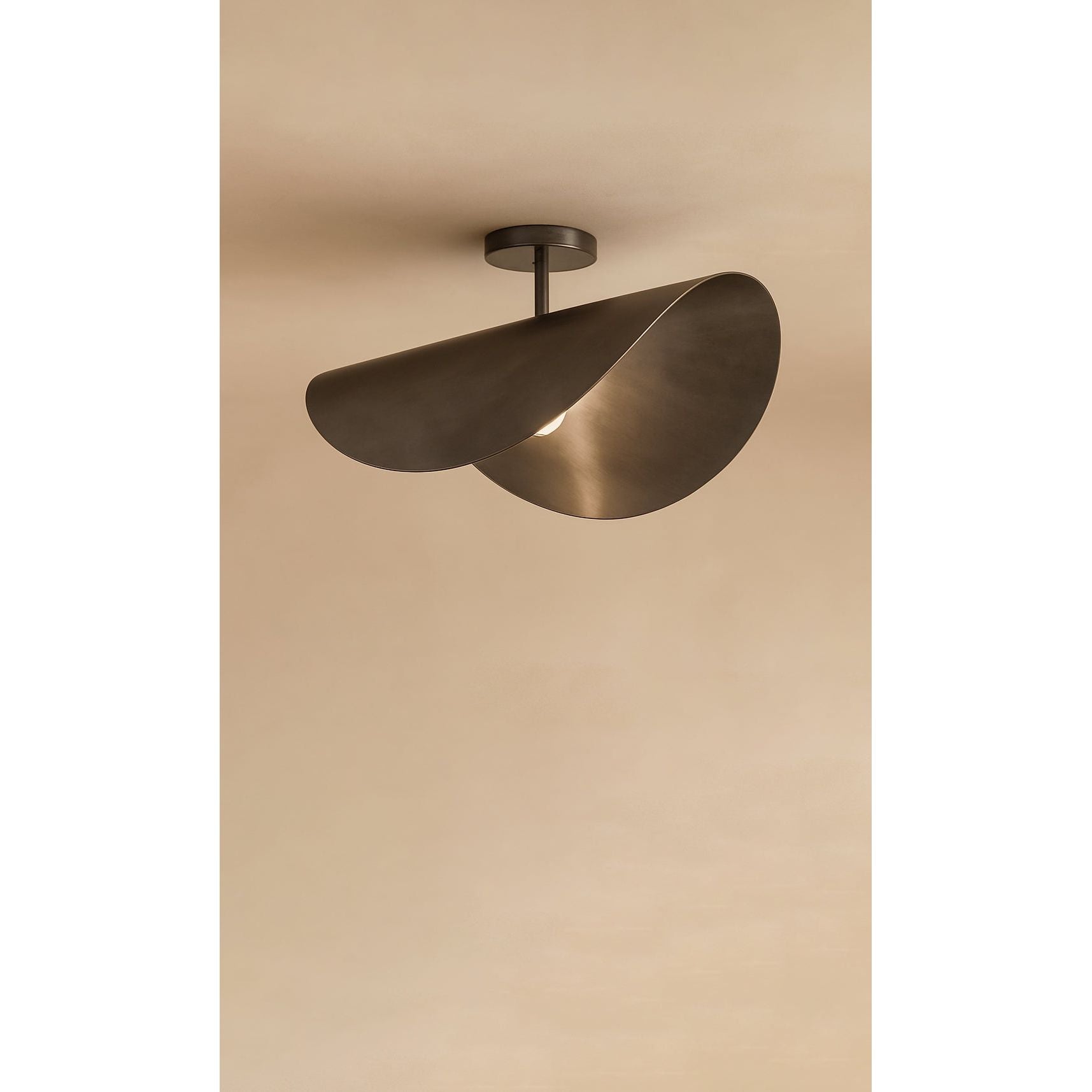 Dounia Home - DH-MOJCEIFLU-SM-PC - Moja Ceiling Flush Mount Fixture - Polished Copper