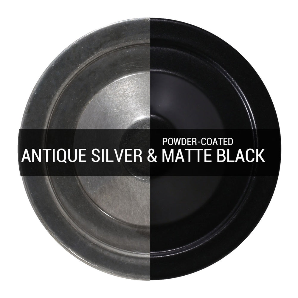 Mullan Lighting MLCF122 Marrakesh Ceiling Light in Ant. Silver & Matte Black