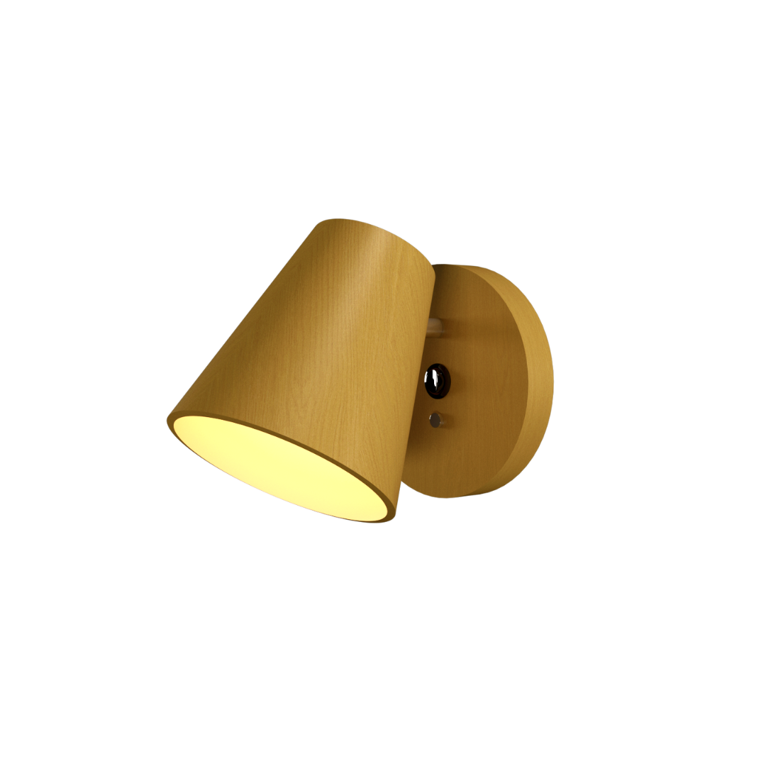 Applique murale conique Accord Lighting 4199.49, couleur or organique