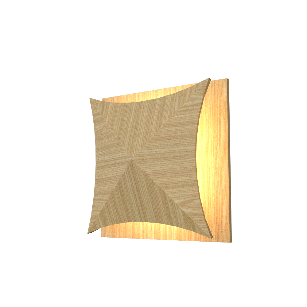 Accord Lighting 4063LED.45 Facet Accord Wall Lamp in Sand