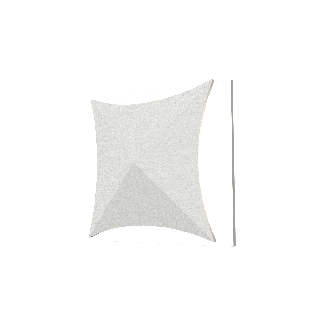 Accord Lighting 4063LED.47 Facet Accord Wall Lamp in Organic White