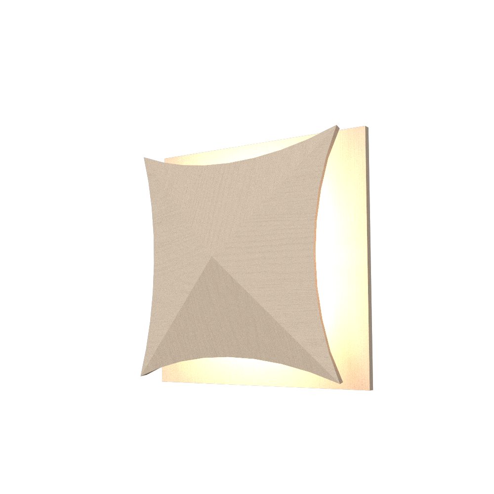 Accord Lighting 4063LED.48 Facet Accord Wall Lamp in Organic Cappuccino