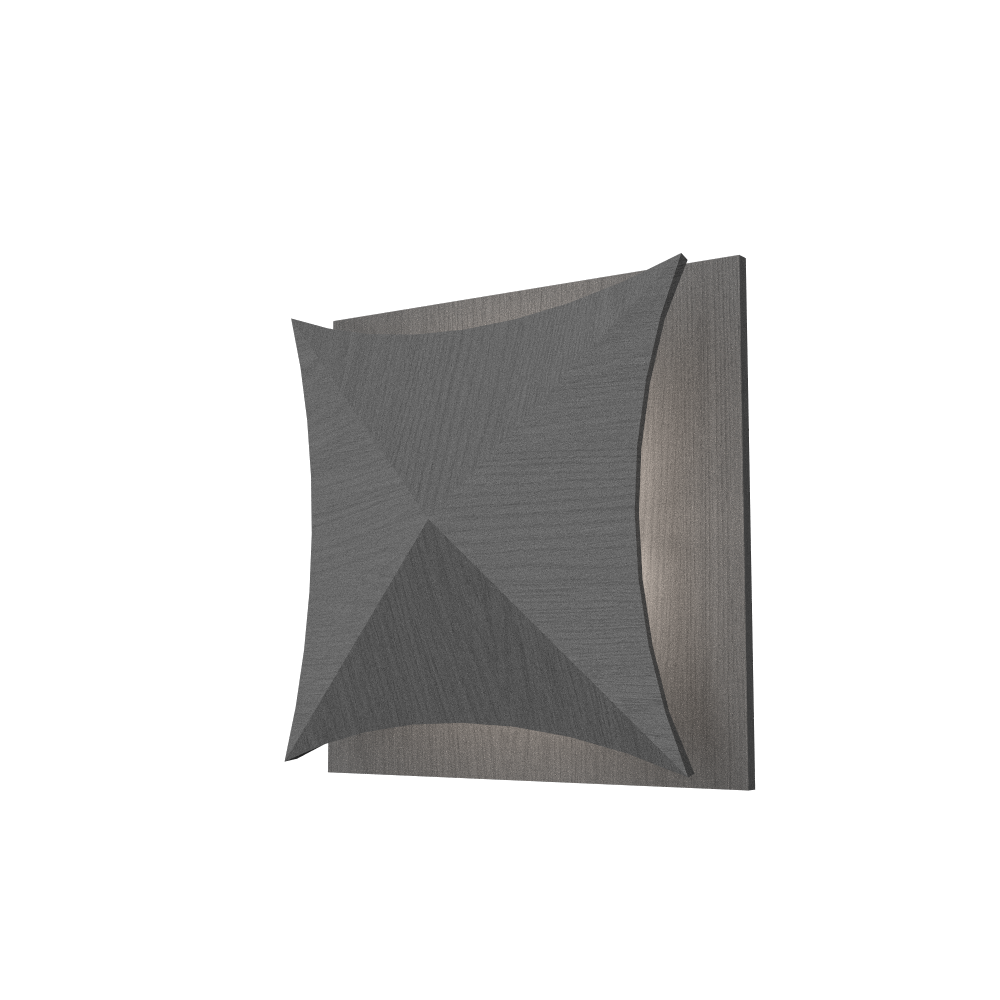 Accord Lighting 4063LED.50 Facet Accord Wall Lamp in Organic Grey
