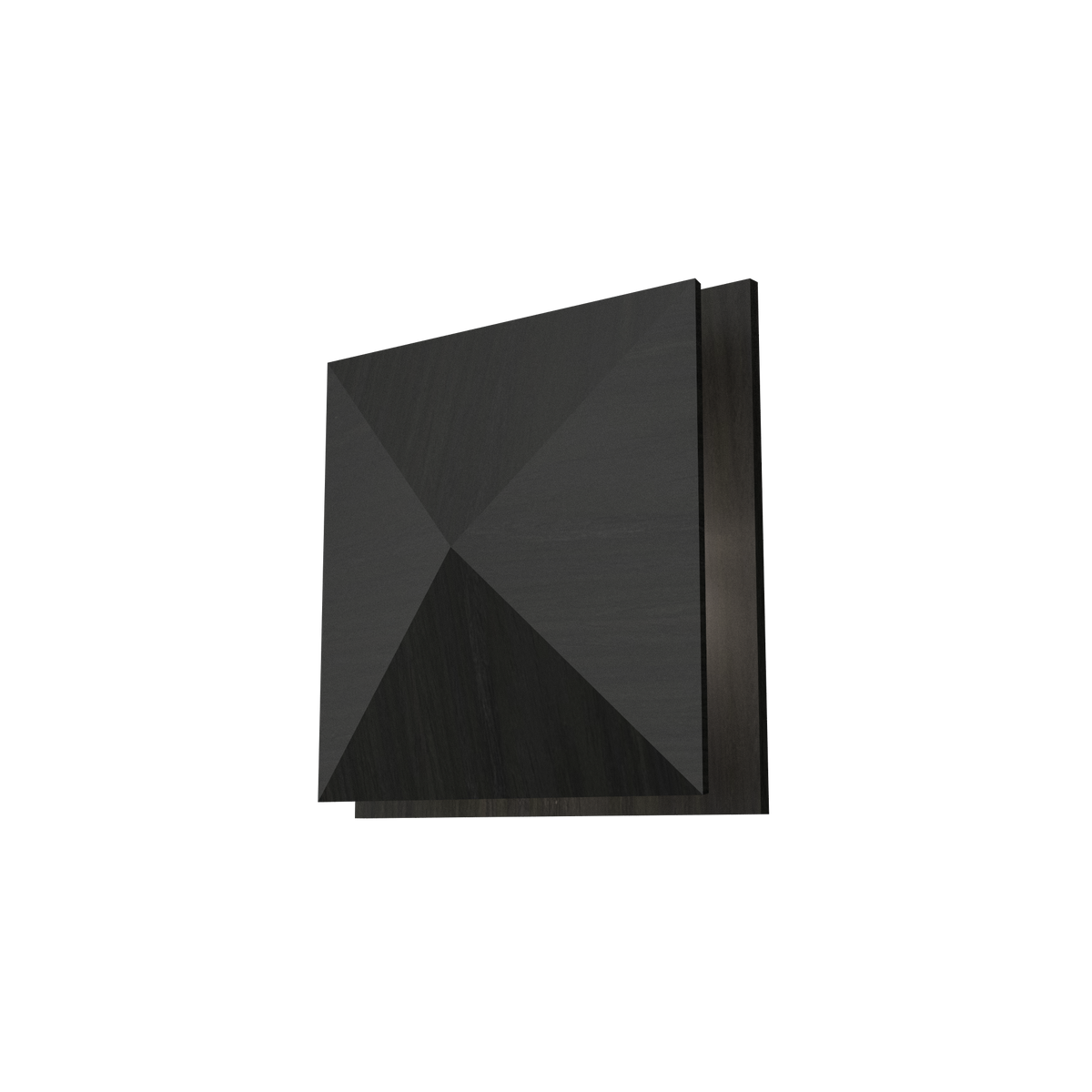 Accord Lighting 4064LED.44 Facet Accord Wall Lamp in Charcoal