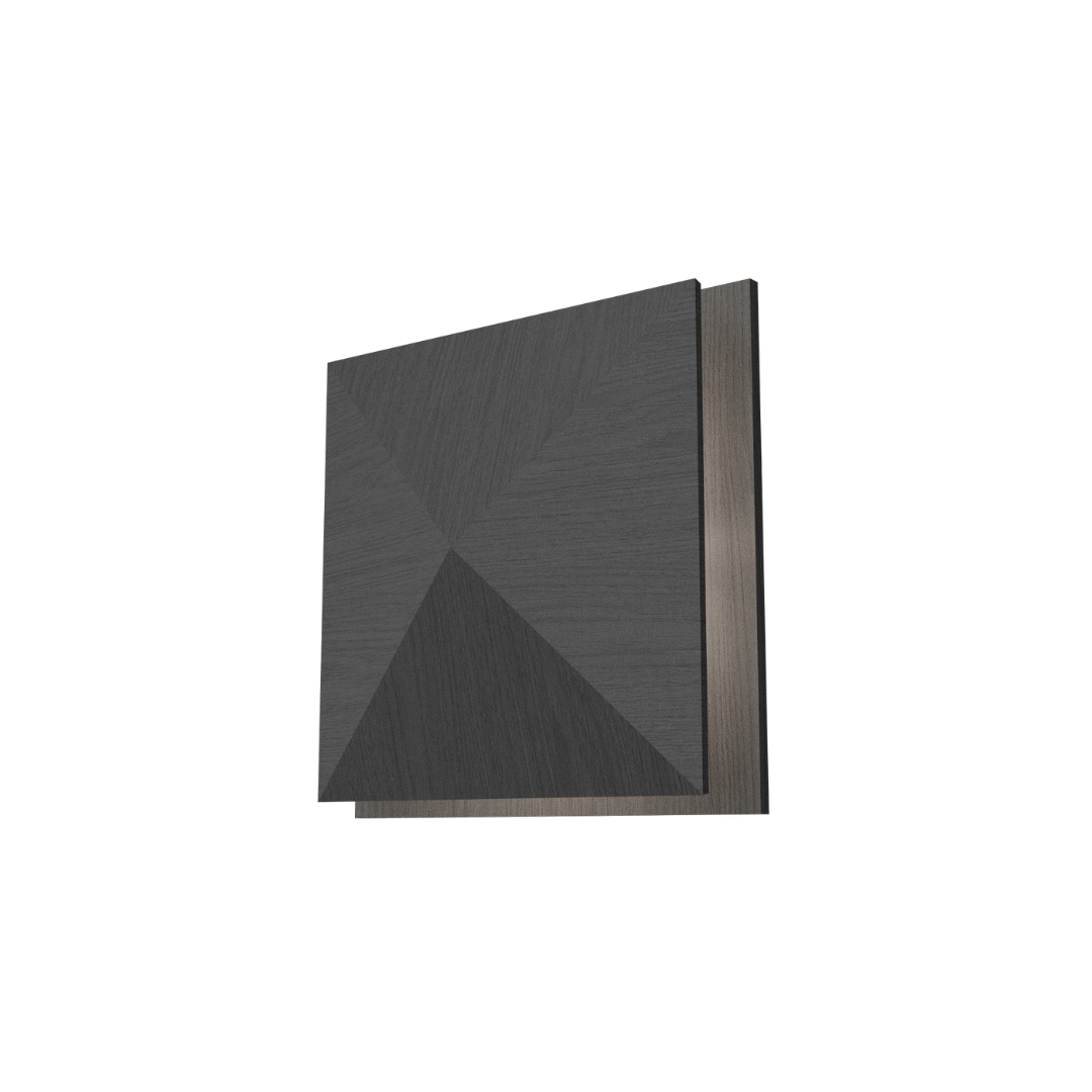Accord Lighting 4064LED.50 Facet Accord Wall Lamp in Organic Grey