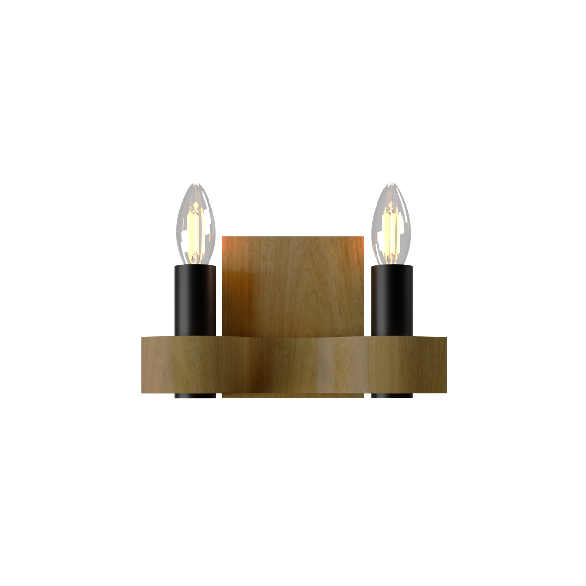 Accord Lighting 4203.09 Flow Accord Wall Lamp in Louro Freijo