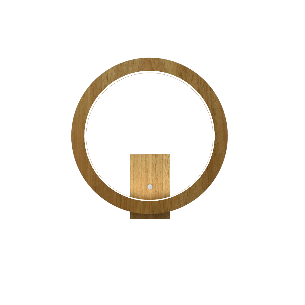 Accord Lighting 4117LED.09 Frame Accord Wall Lamp in Louro Freijo
