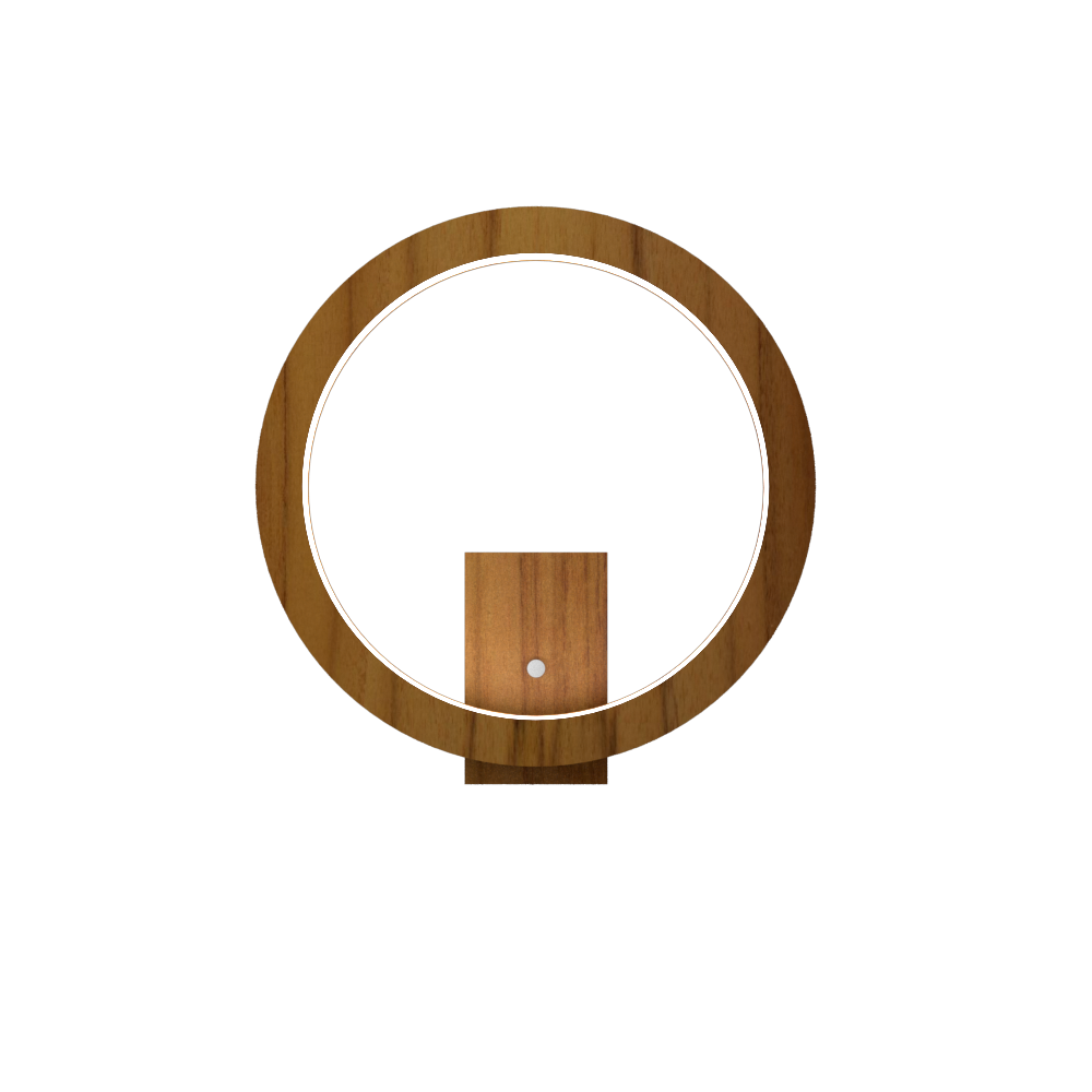 Accord Lighting 4117LED.12 Frame Accord Wall Lamp in Teak