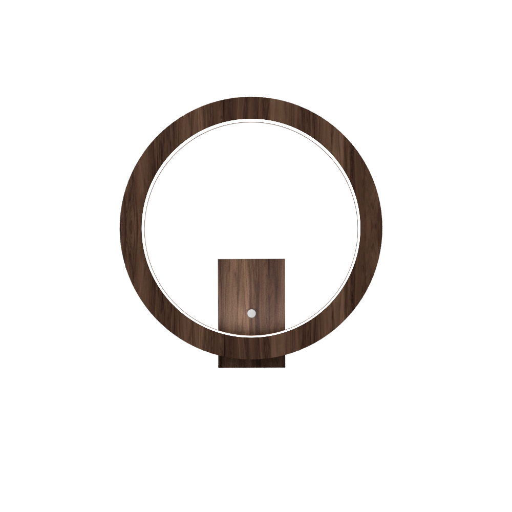 Accord Lighting 4117LED.18 Frame Accord Wall Lamp in American Walnut