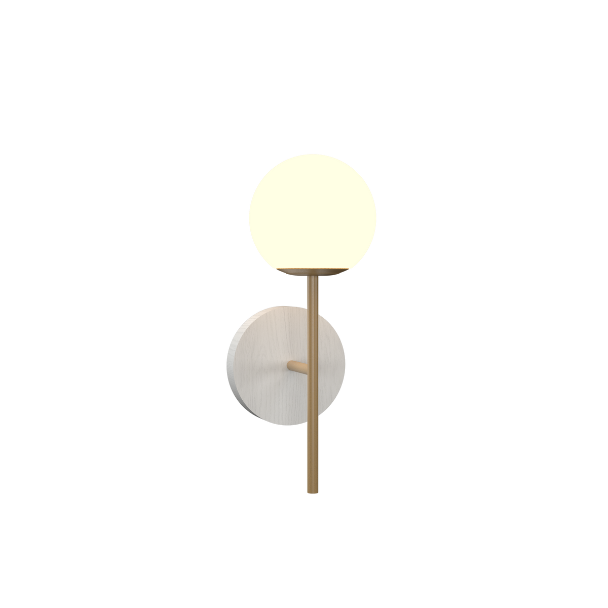 Accord Lighting 4208.47 Sfera Accord Wall Lamp in Organic White