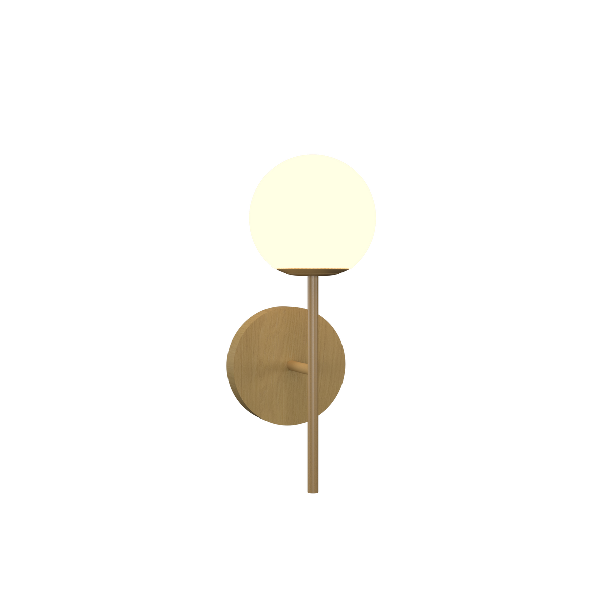 Accord Lighting 4208.49 Sfera Accord Wall Lamp in Organic Gold