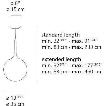 Artemide - Suspension Castoré - CAS1025 | Montreal Luminaire & Quincaillerie