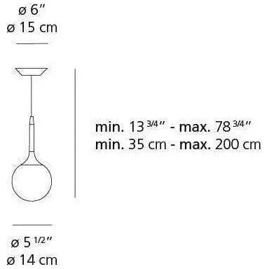 Artemide - Suspension Castoré - CAS1025 | Montreal Luminaire & Quincaillerie