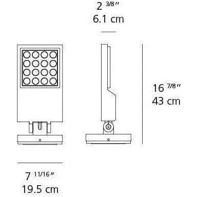 Artemide - Cefiso Outdoor Wall / Ceiling / Floor Light - T418039W18 | Montreal Lighting & Hardware