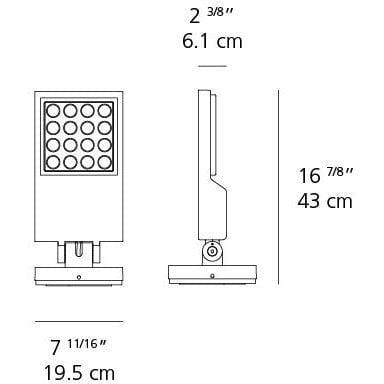Artemide - Cefiso Outdoor Wall / Ceiling / Floor Light - T418039W18 | Montreal Lighting & Hardware