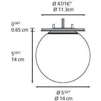 Artemide - Dioscuri Wall / Ceiling Light - 1039118A | Montreal Lighting & Hardware