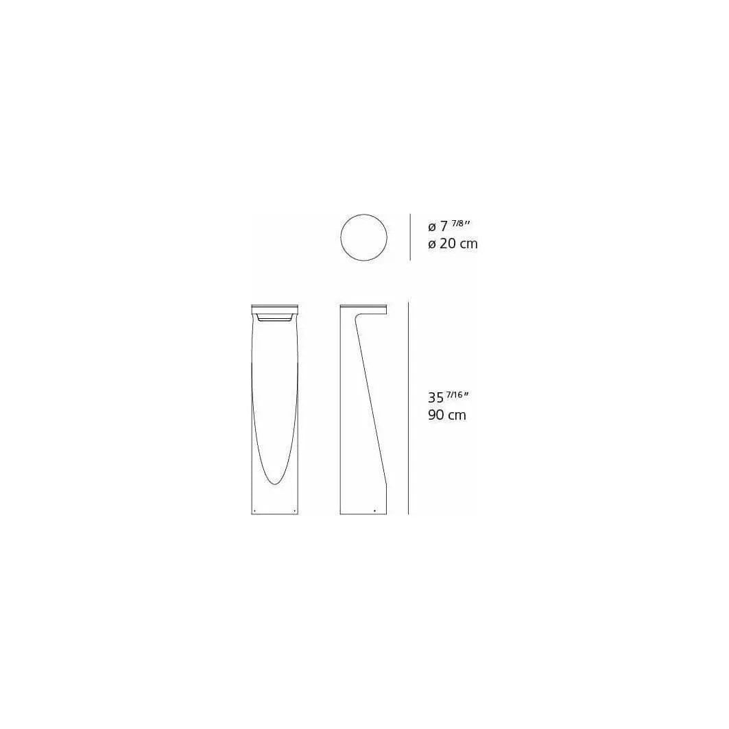 Artemide - Ippolito Outdoor LED Floor Lamp - T085108 | Montreal Lighting & Hardware