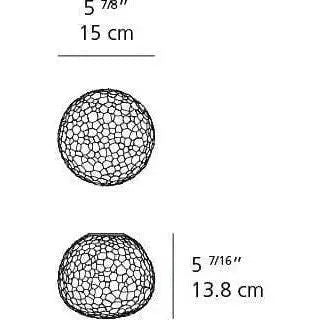 Artemide - Meteorite Wall/Ceiling Light - 1701018A | Montreal Lighting & Hardware