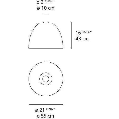 Artemide - Nur Ceiling Light - A244618 | Montreal Lighting & Hardware