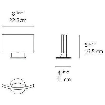 Artemide - Surf Micro Wall Sconce - 1646018ADIMTV | Montreal Lighting & Hardware
