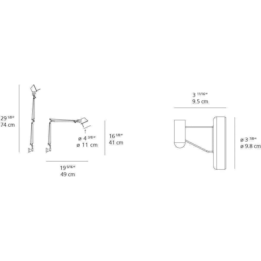 Artemide - Tolomeo Micro Wall Light - TOL1142 | Montreal Lighting & Hardware