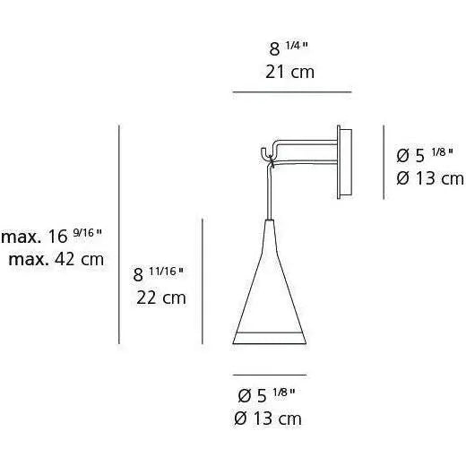 Artemide - Vigo Wall Light - 1940038A | Montreal Lighting & Hardware