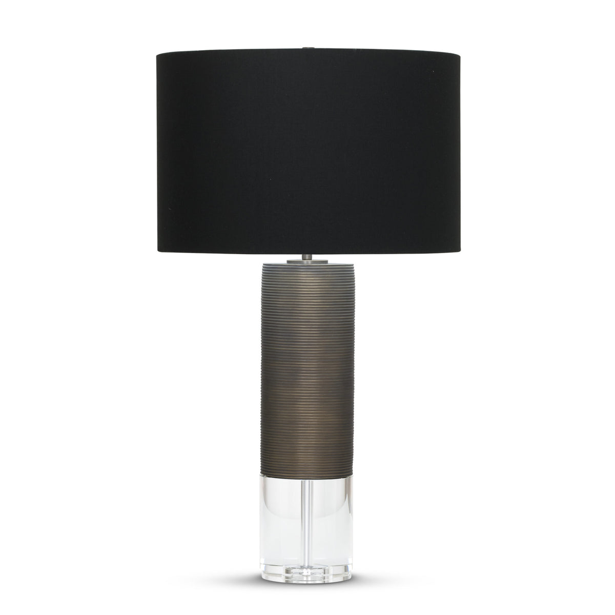 Atlantic Table Lamp - Black Cotton shade