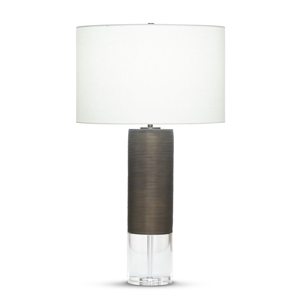 Atlantic Table Lamp - Off-White Linen shade