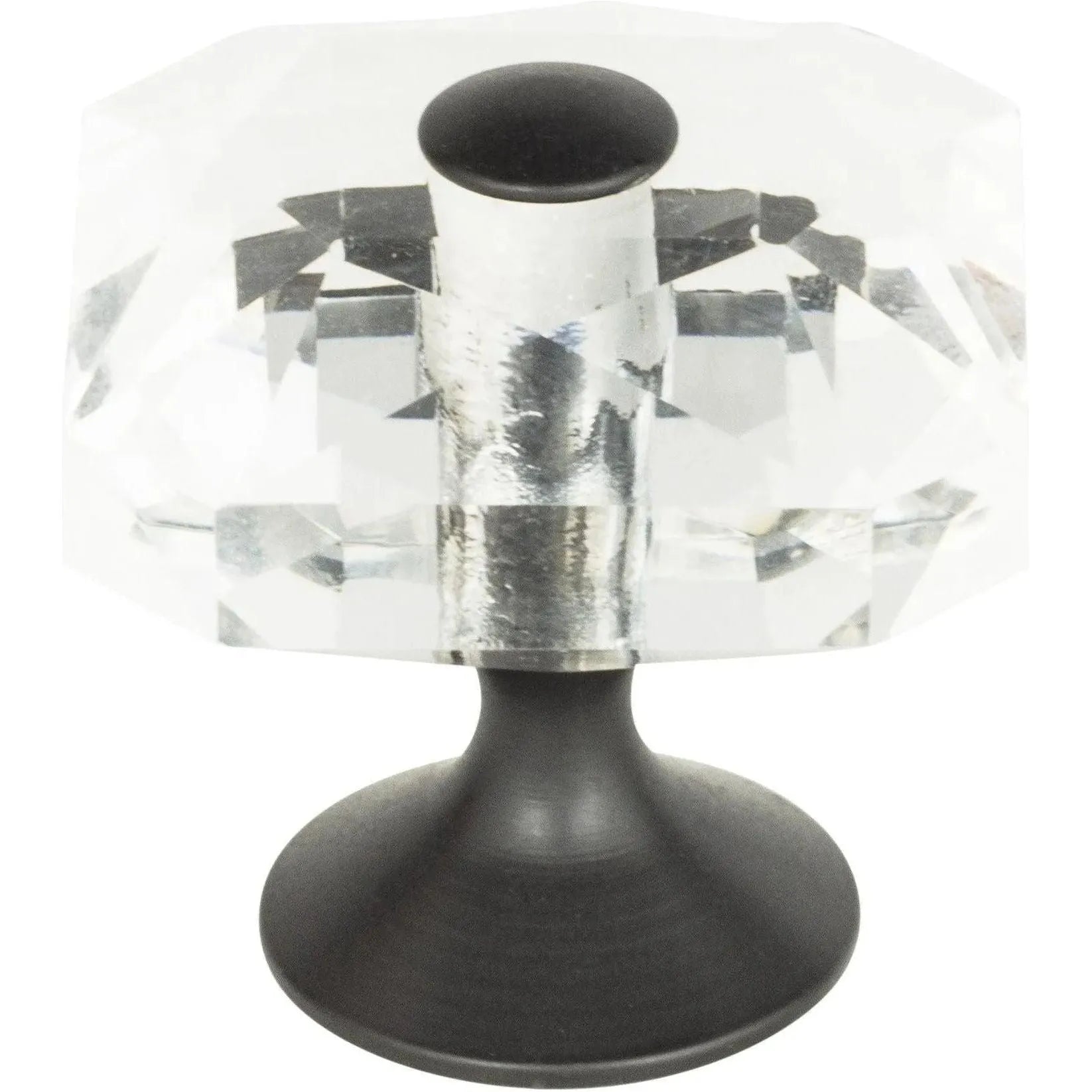 Atlas Homewares - Crystal Large Square Knob - 3209-BL | Montreal Lighting & Hardware