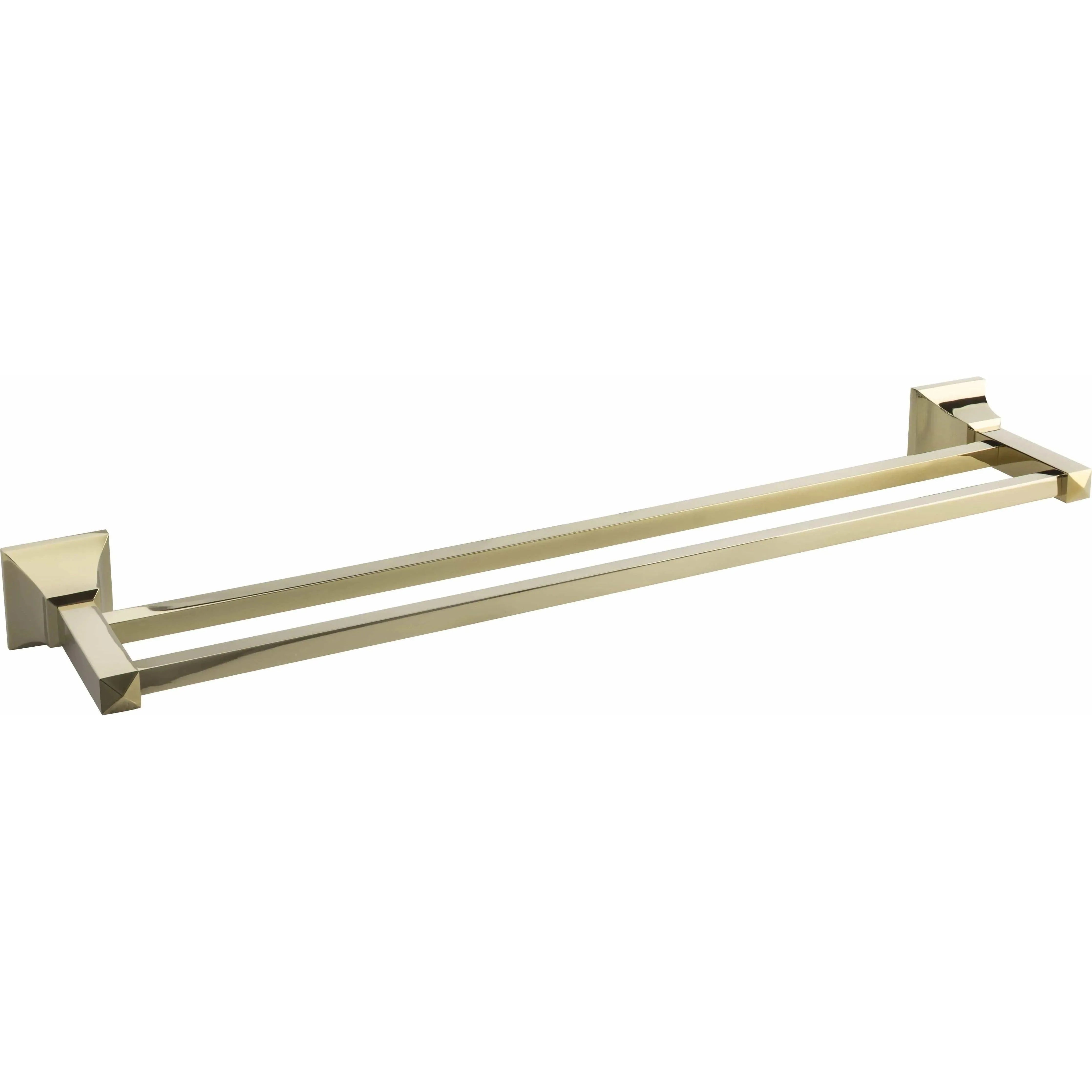Atlas Homewares - Gratitude Double Bath Towel Bar - GRADTB600-FG | Montreal Lighting & Hardware