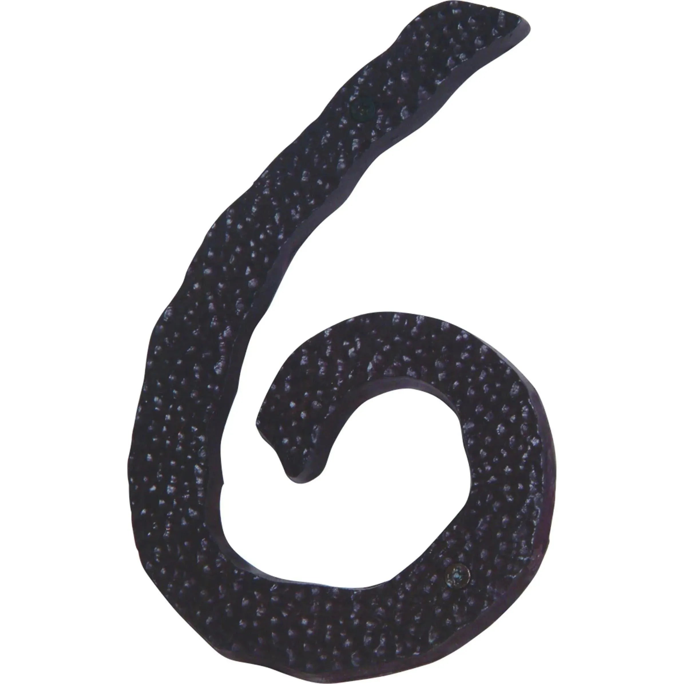 Atlas Homewares - Jagged Hammered House Numbers - HN6L-O | Montreal Lighting & Hardware