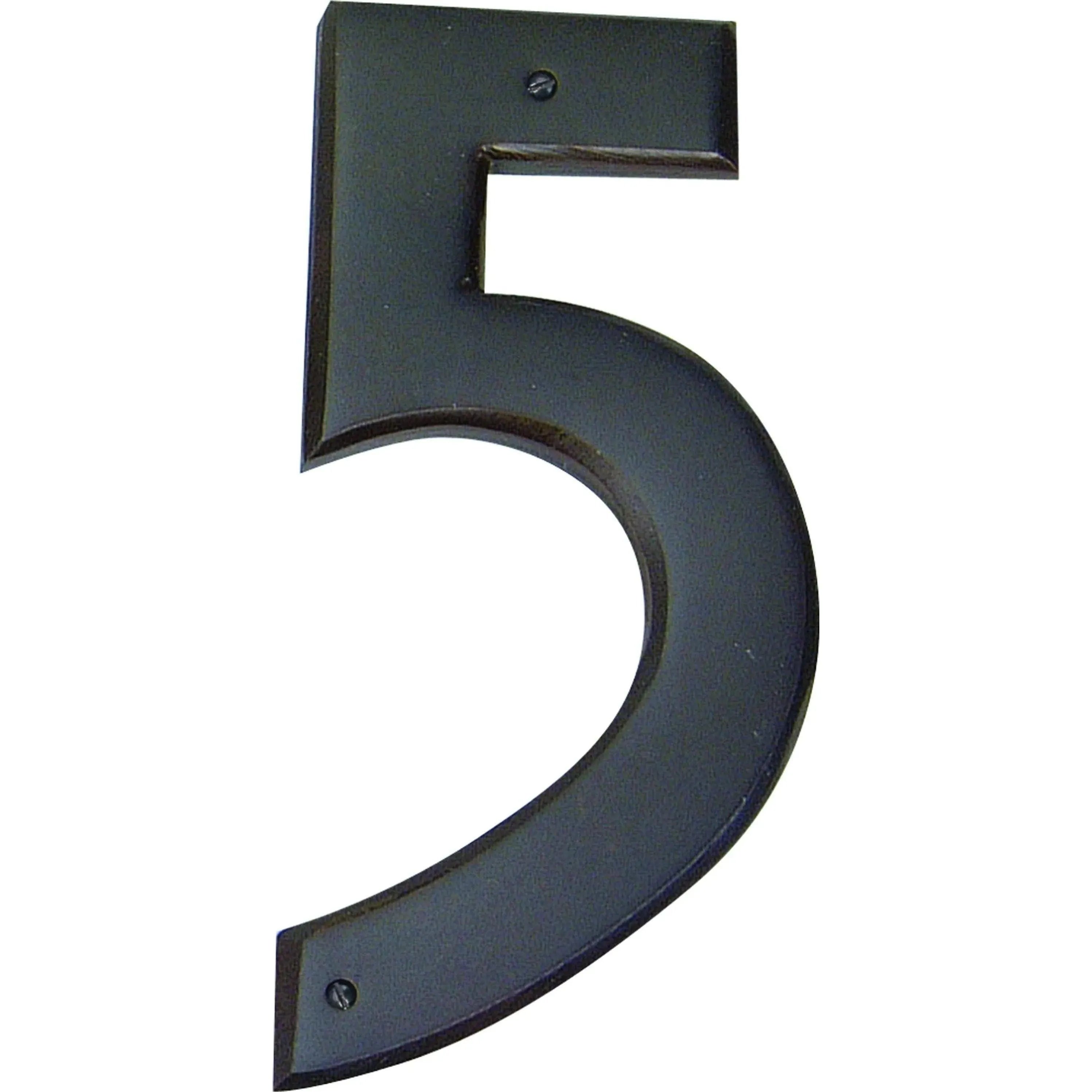 Atlas Homewares - Mission House Numbers - RCN5-O | Montreal Lighting & Hardware