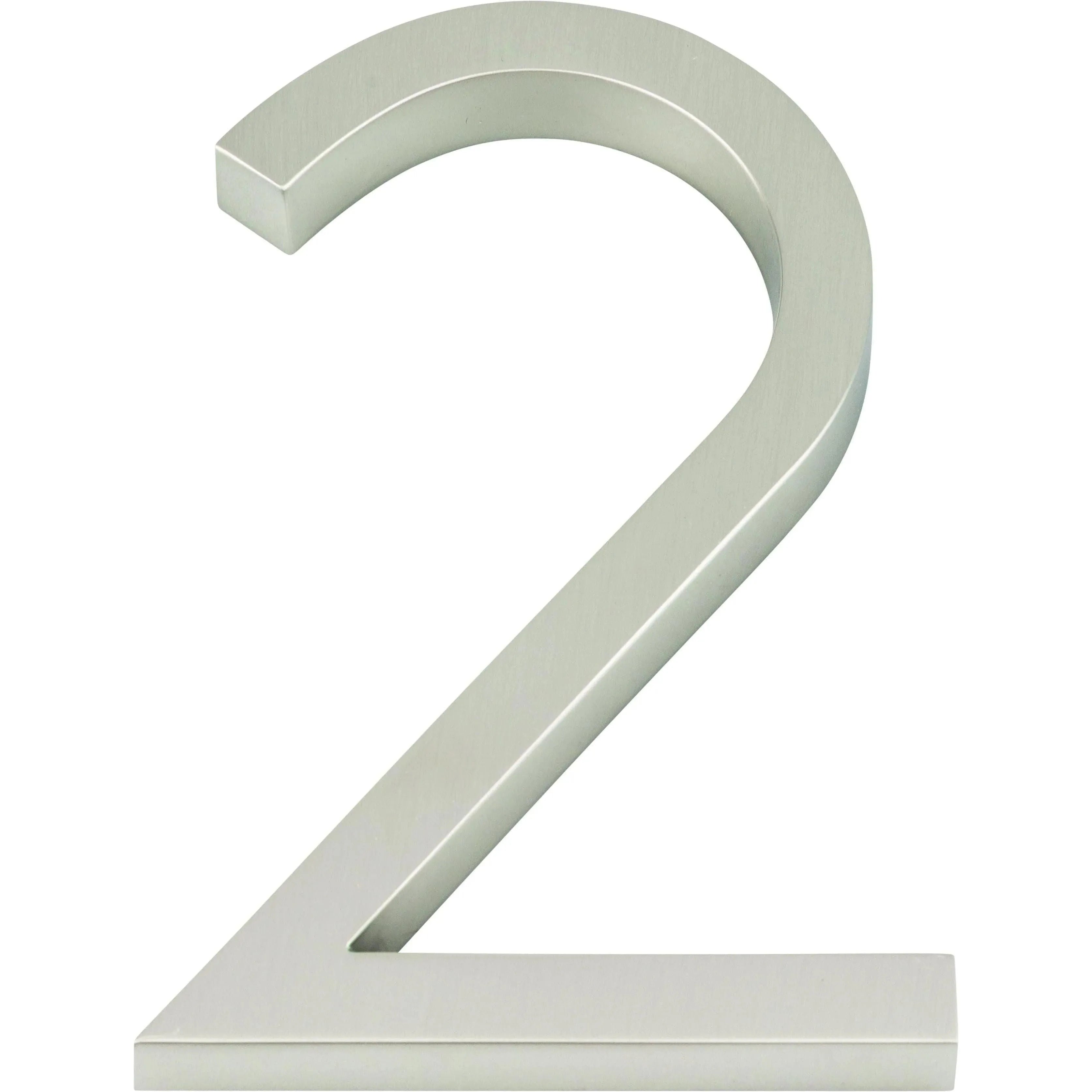 Atlas Homewares - Modern Avalon House Numbers - AVN2-L-BRN | Montreal Lighting & Hardware