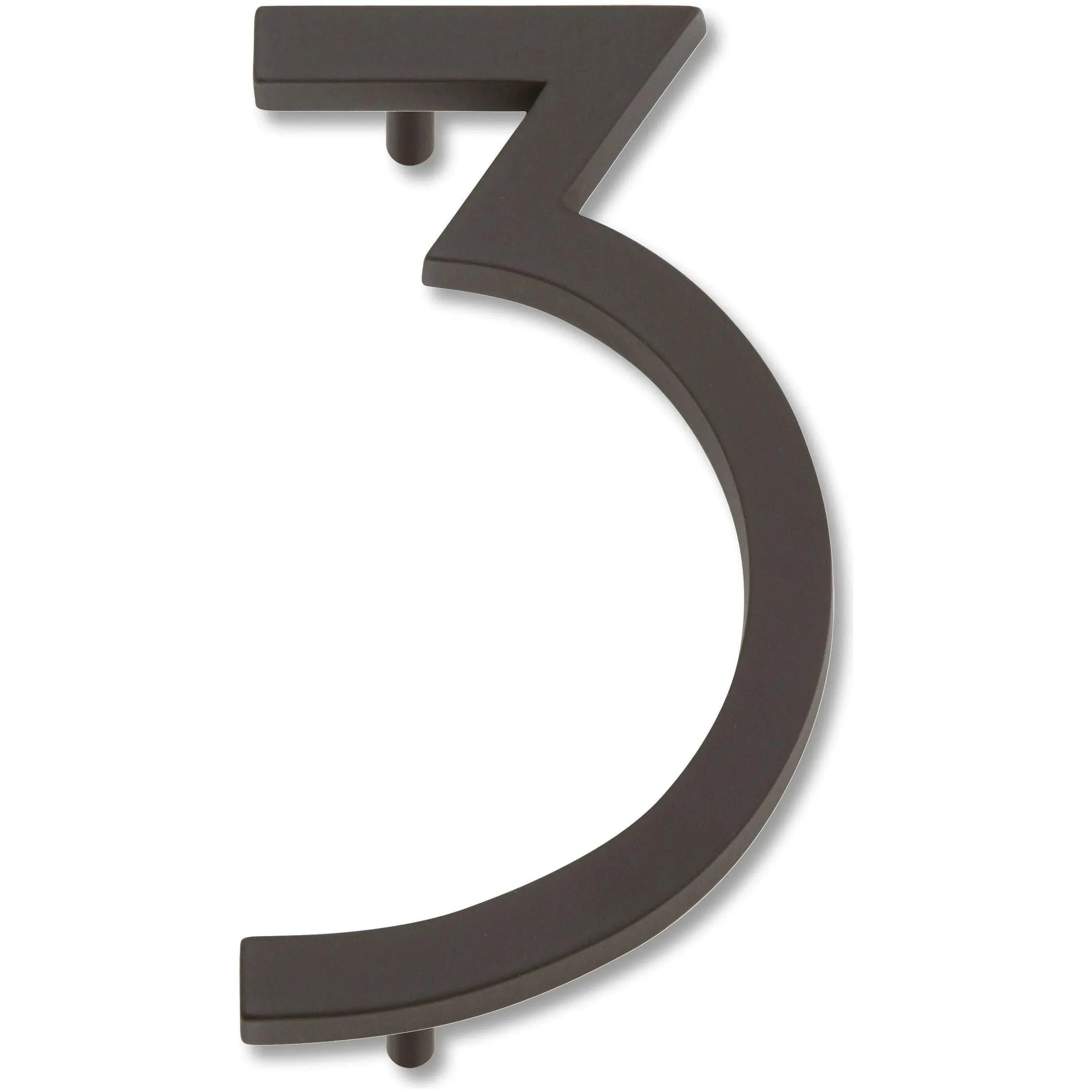 Atlas Homewares - Modern Avalon House Numbers - AVN3-O | Montreal Lighting & Hardware