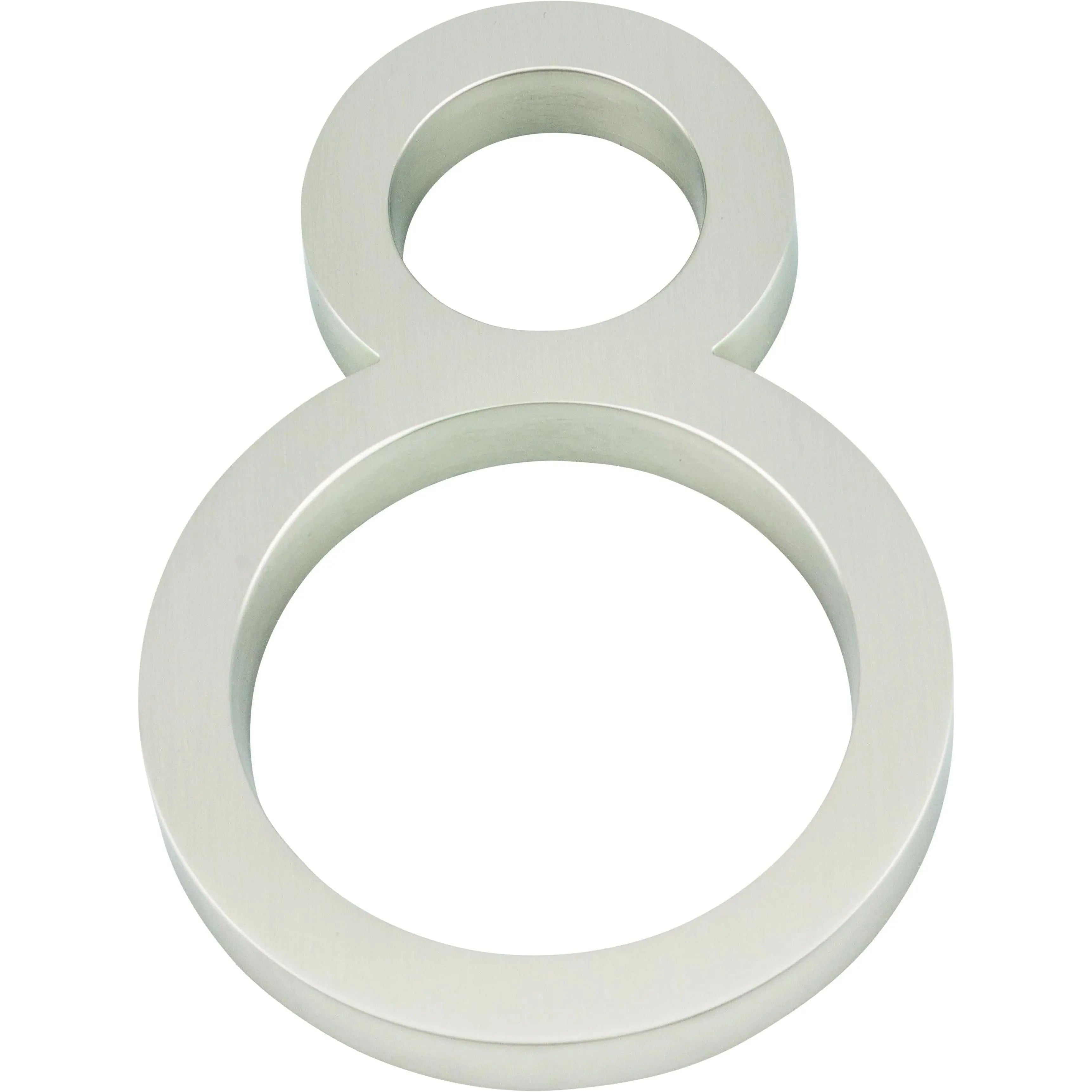 Atlas Homewares - Modern Avalon House Numbers - AVN8-L-BRN | Montreal Lighting & Hardware