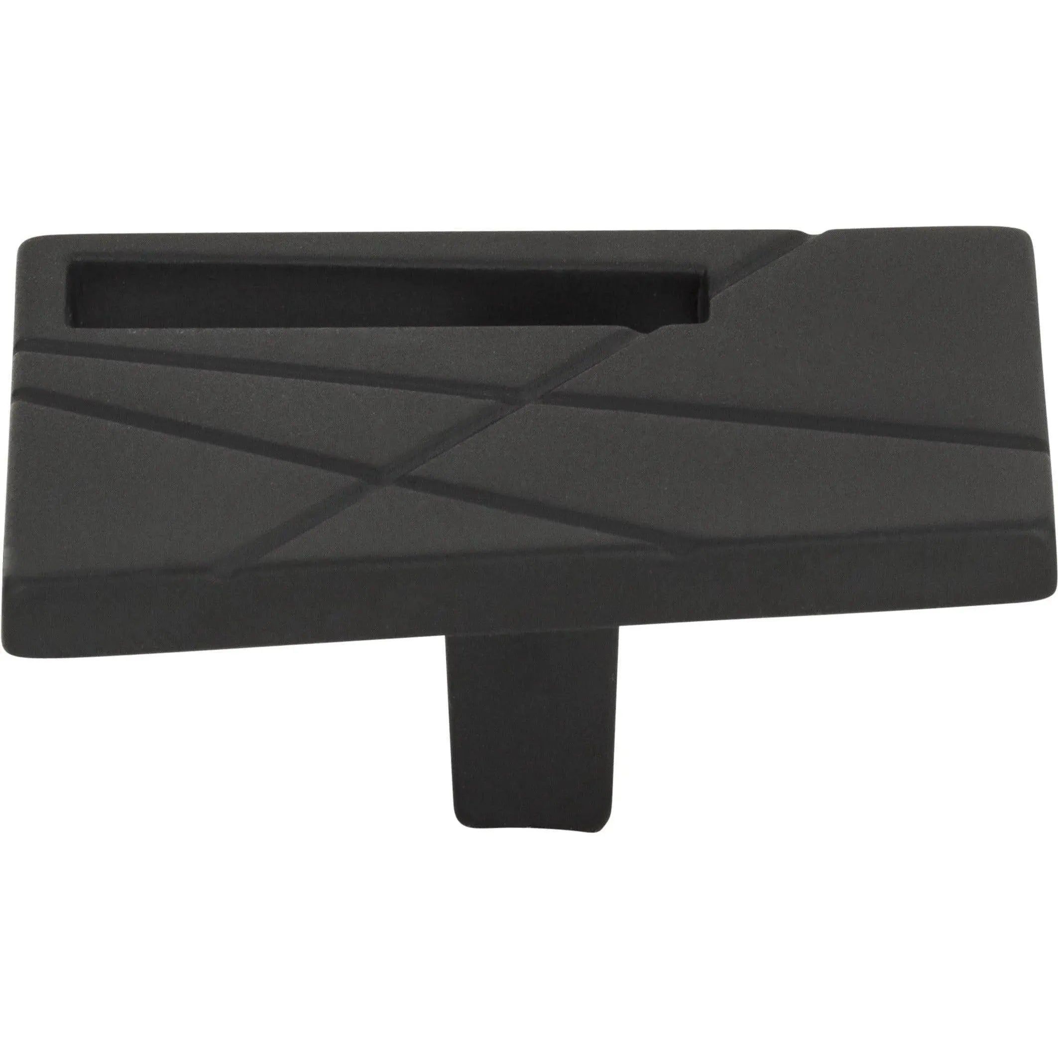 Atlas Homewares - Modernist Left Knob - 252L-BL | Montreal Lighting & Hardware
